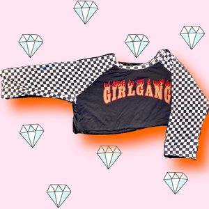 Forever 21 Girl Gang Crop Top Size Small🔥🔥🔥